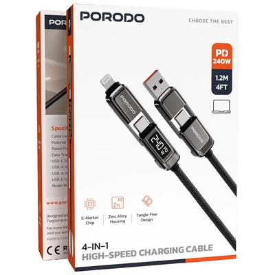 Porodo 4-in-1 Cable - 240W