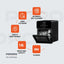 صانعة كور الثلج Porodo Sphere-Shaped Instant Ice Maker – PD-LFST058-BK