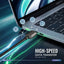 باورولوجي Argos كابلات USB-C مزدوجة مع موصل - رمادي