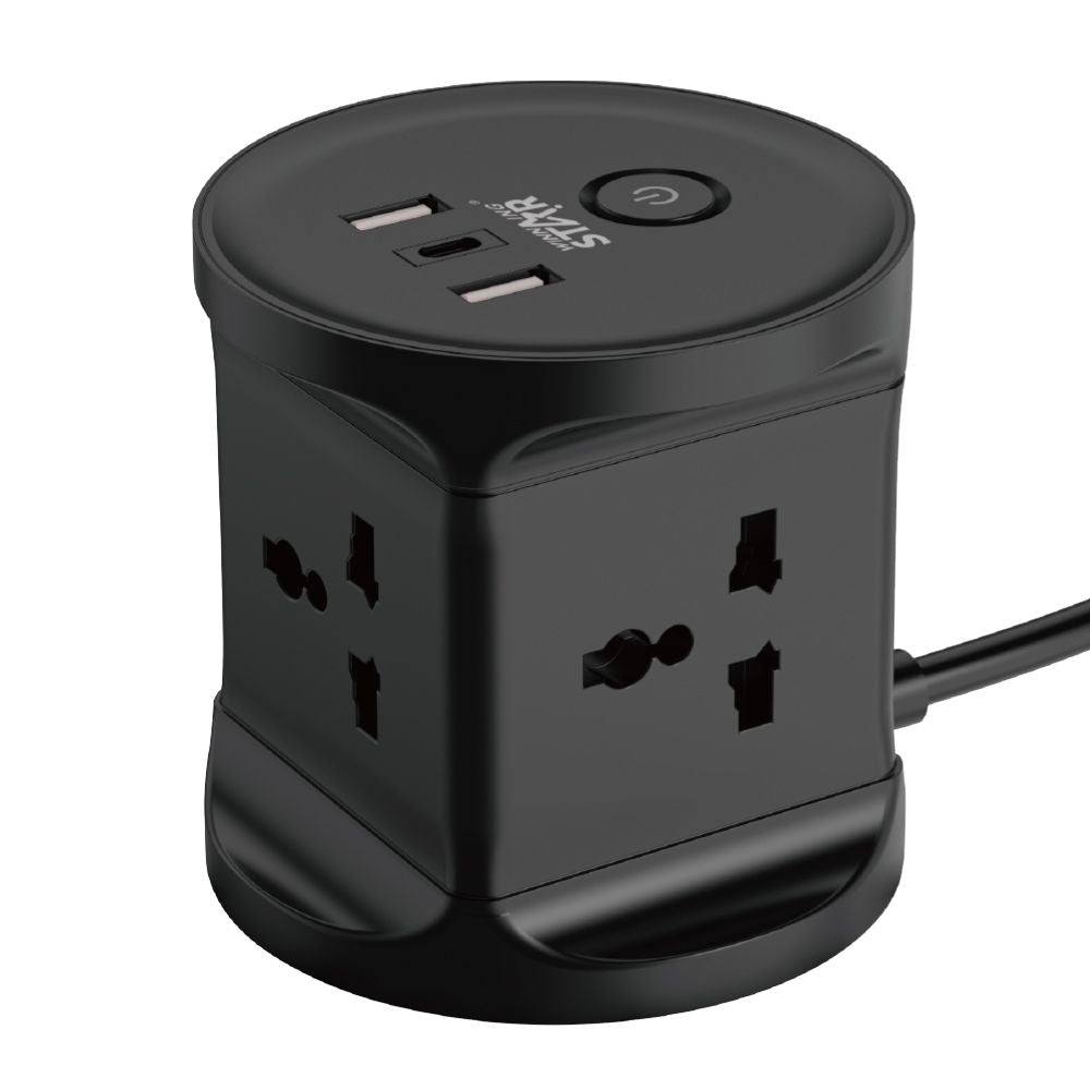 Winning Star 2500W Multi-Socket Power Strip, 3m cable