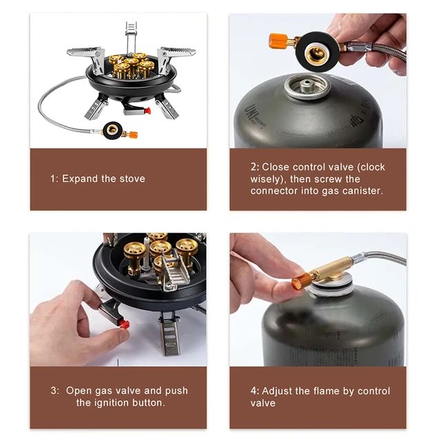 16000W Portable Outdoor Camping Gas Stove