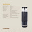 Lepresso Portable Espresso Machine, Stainless Steel, 2500mAh Battery