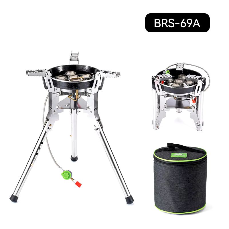 Windproof Portable Folding Gas Stove with Extendable Legs