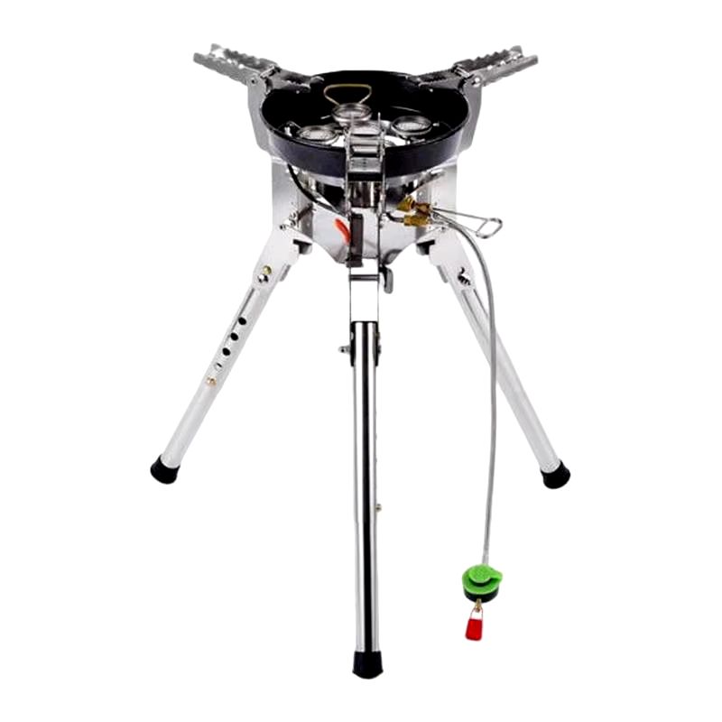 Windproof Portable Folding Gas Stove with Extendable Legs