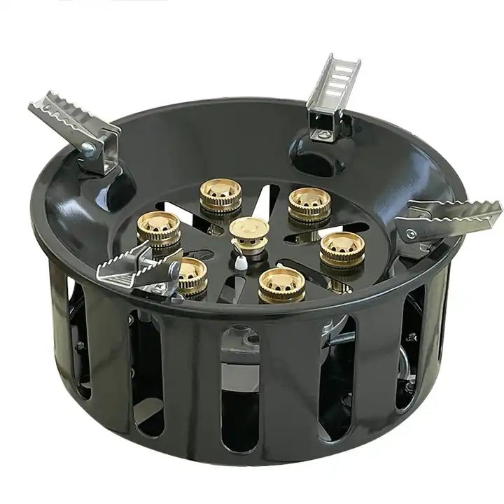 7-burner camping and outdoor stove