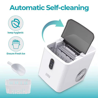 WINNING STAR آلة ثلج محمولة بتبريد سريع وتشغيل هادئ من