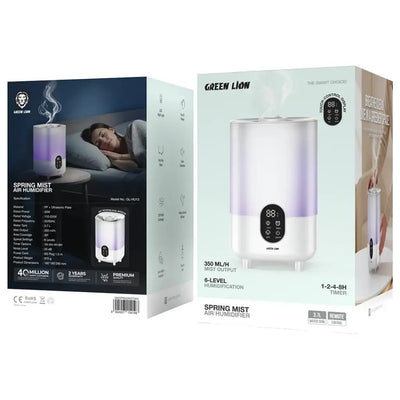 Green Lion Smart Scent Diffuser 3.7L – Covers 5800ft³ with 6 Fragrance Levels
