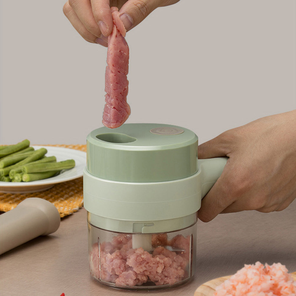 2 in 1 cordless electric food chopper and chopper