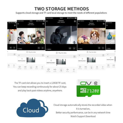 كاميرا مراقبة خارجية ذكية بالطاقة الشمسية بالوايفاي