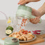 2 in 1 cordless electric food chopper and chopper