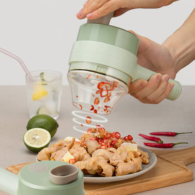 2 in 1 cordless electric food chopper and chopper